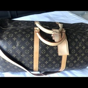 Louis Vuitton Keepall Bandouliere 60 monogram travel bag